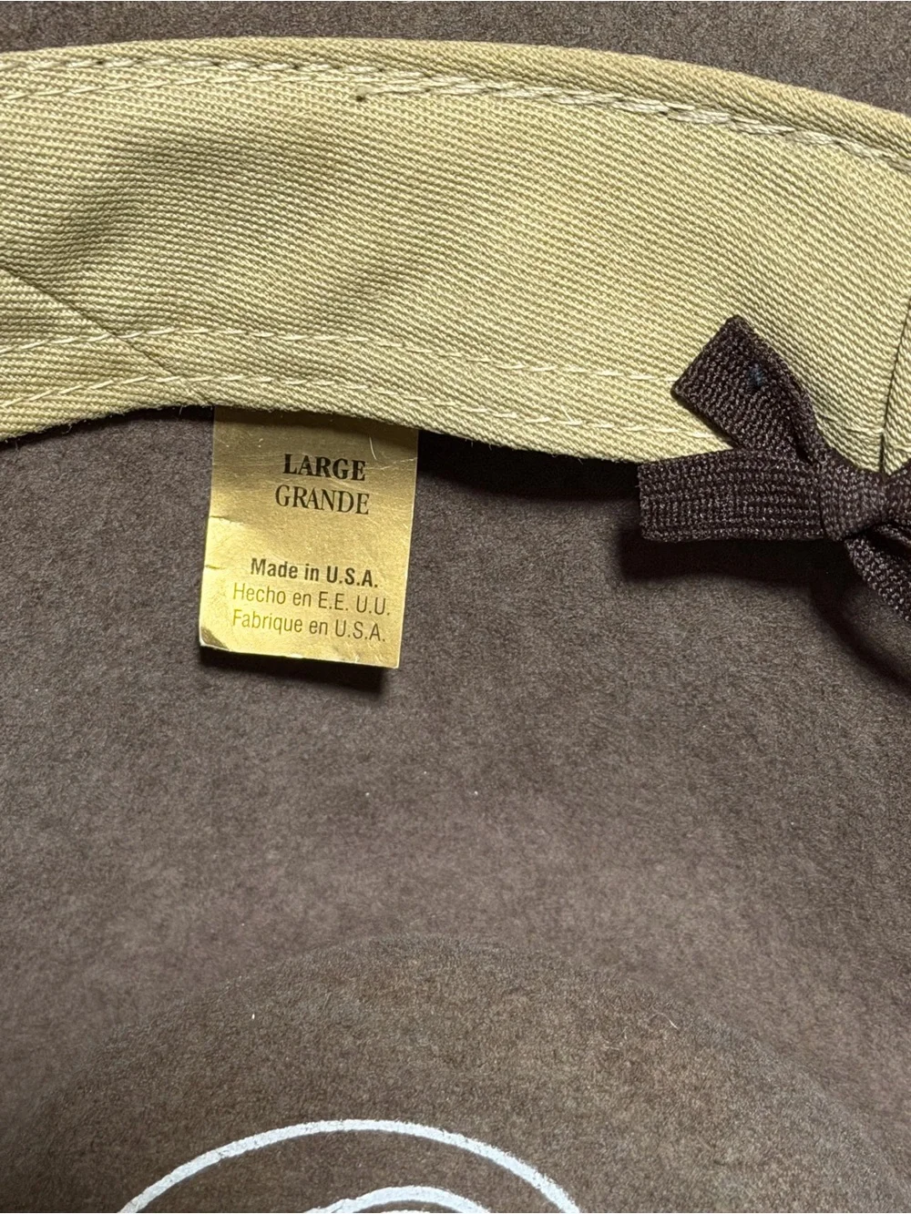 Dorfman Pacific 100% Wool Felt Brown Wide Brim Fedora Hat Size L USA Made|unisex